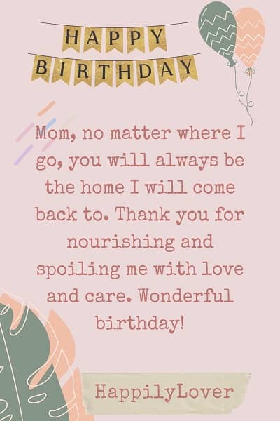 137+ Happy Birthday Wishes, Quotes & Messages for Mom - Happily Lover